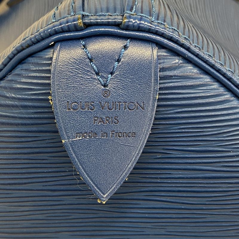 Louis Vuitton Handbag Epi Speedy -35 M42995 Toledo Blue Ladies