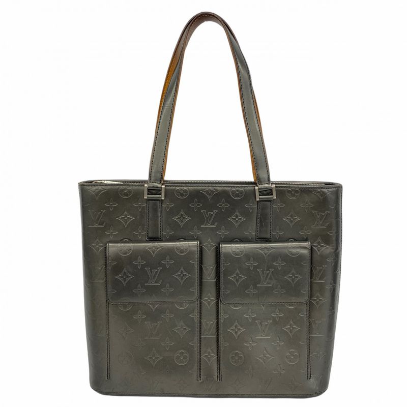 Louis Vuitton Tote Bag Monogram Matte Wilwood M55102 Noir Black Women