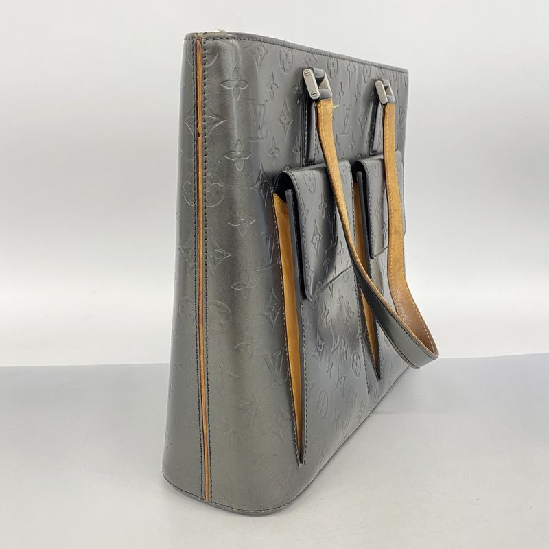 Louis Vuitton Tote Bag Monogram Matte Wilwood M55102 Noir Black Women