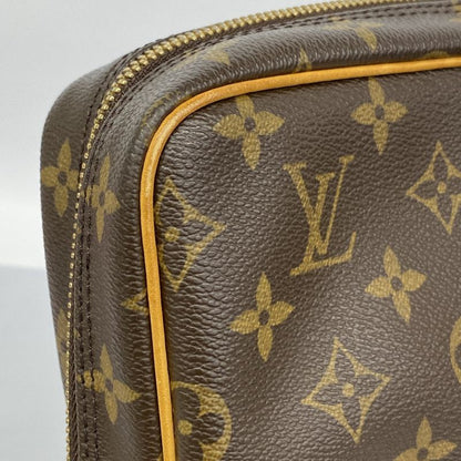 Louis Vuitton Business Bag Monogram Porte Documents Voyage M53361 Brown Men's