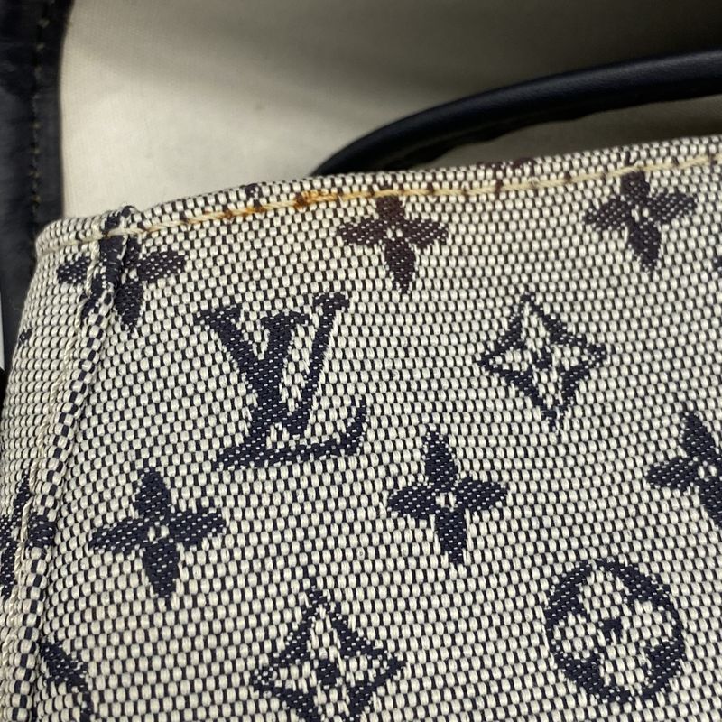 Louis Vuitton Handbag Monogram Mini Marjorie M92690 Blue Ladies