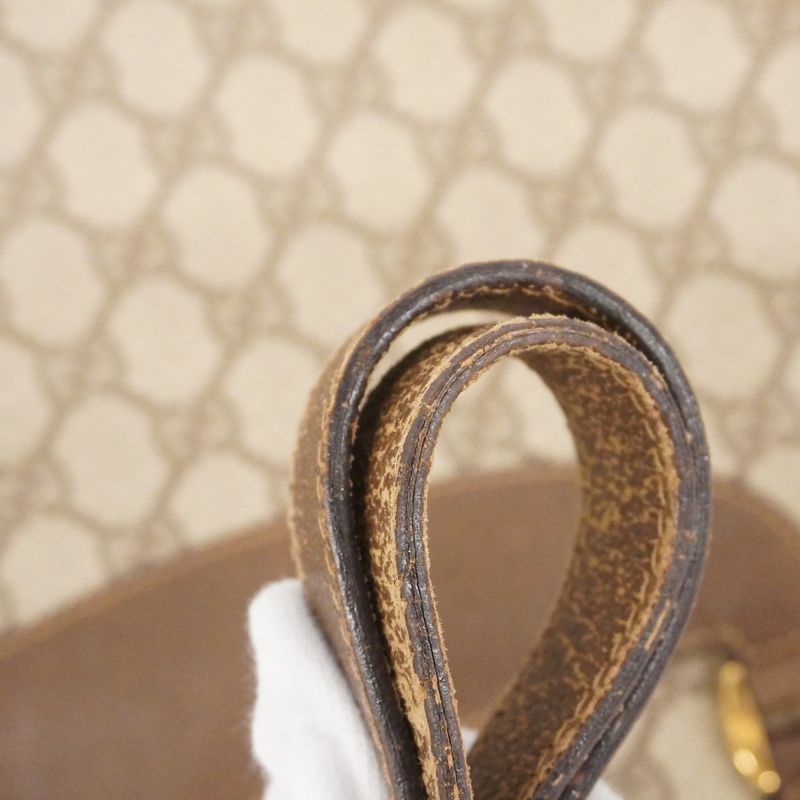 Gucci Tote Bag GG Supreme/sherry Line 123 02 091 PVC Brown Gold Hardware Women