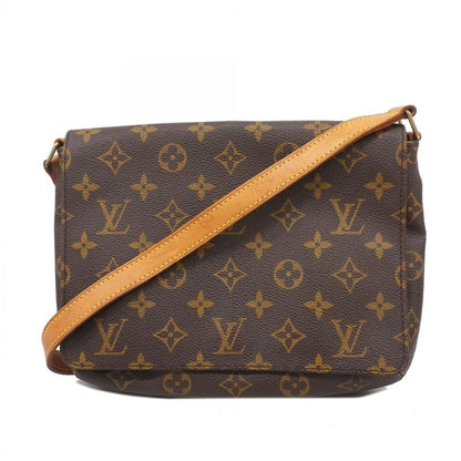 Louis Vuitton Shoulder Bag Monogram Musette Tango Short M51257 Brown Ladies