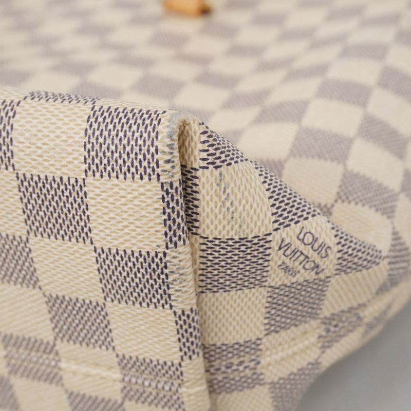 Louis Vuitton Tote Bag Damier Azure Jena PM N44039 White Women's