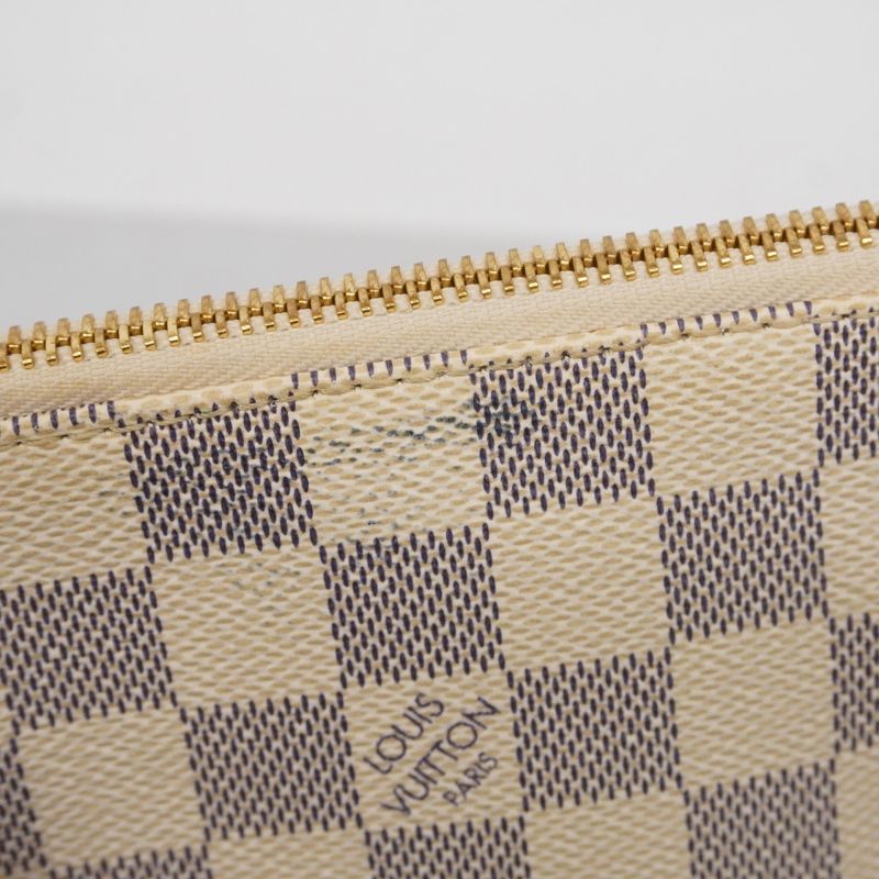 Louis Vuitton Tote Bag Damier Azure Jena PM N44039 White Women's