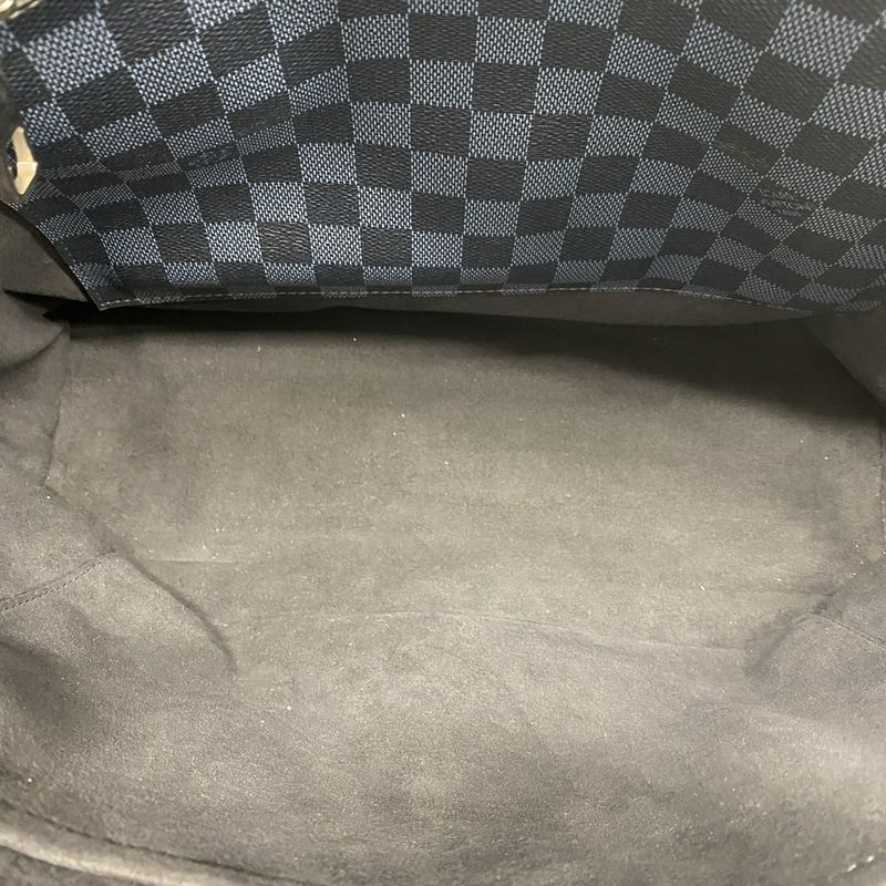 Louis Vuitton Tote Bag Damier Cobalt Cabas Voyage N41397 Navy Black Men's