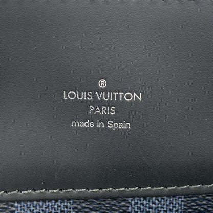Louis Vuitton Tote Bag Damier Cobalt Cabas Voyage N41397 Navy Black Men's