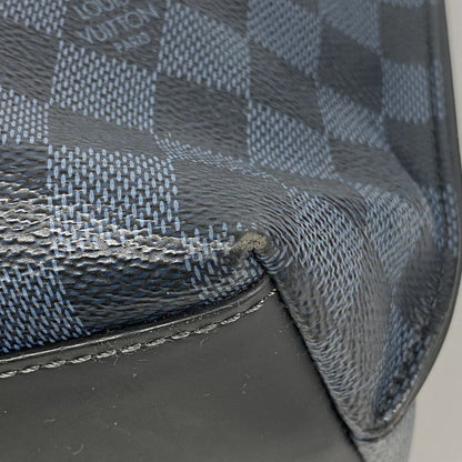 Louis Vuitton Tote Bag Damier Cobalt Cabas Voyage N41397 Navy Black Men's