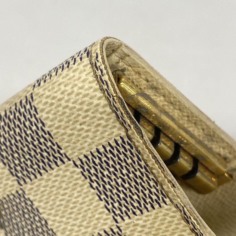 Louis Vuitton Key Case Damier Azure Multicles 4 N60020 White Men Women Unisex