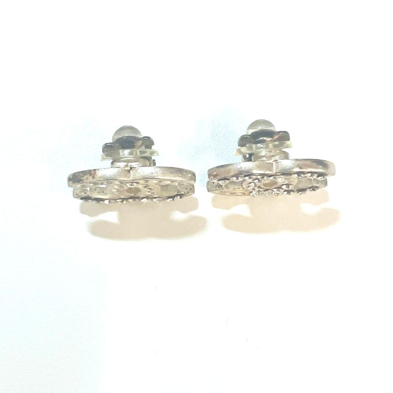 Chanel COCO Mark Rhinestone Earrings : B3198