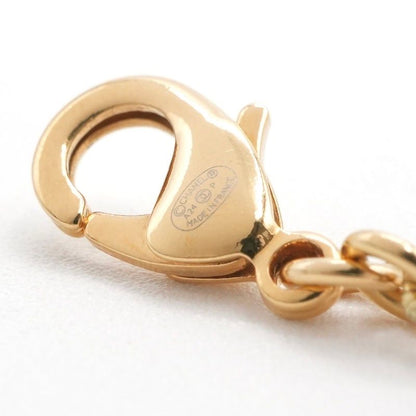 Chanel Necklace Pendant Choker White Gold Heart Here Mark Rhinestone