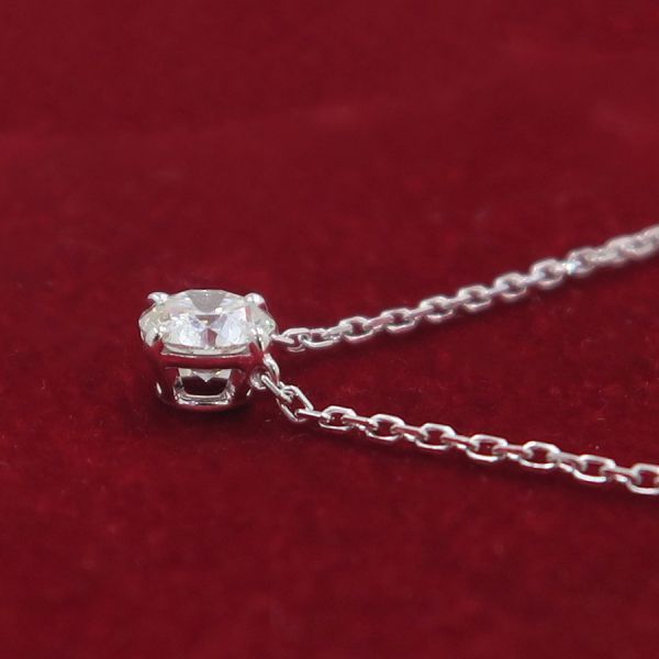 Cartier 1895 Diamond Necklace /d043ct [none Fee Gift Wrapping] [grade A