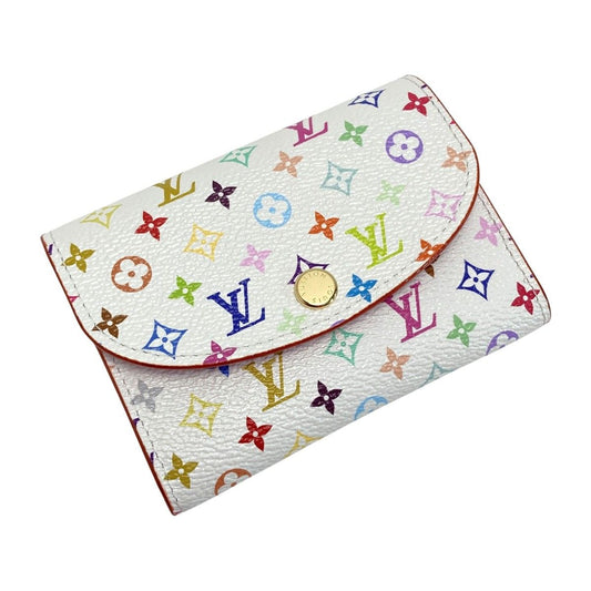 Louis Vuitton Monogram Multicolor Lv×tm Portomone Rosali M13399 Takashi