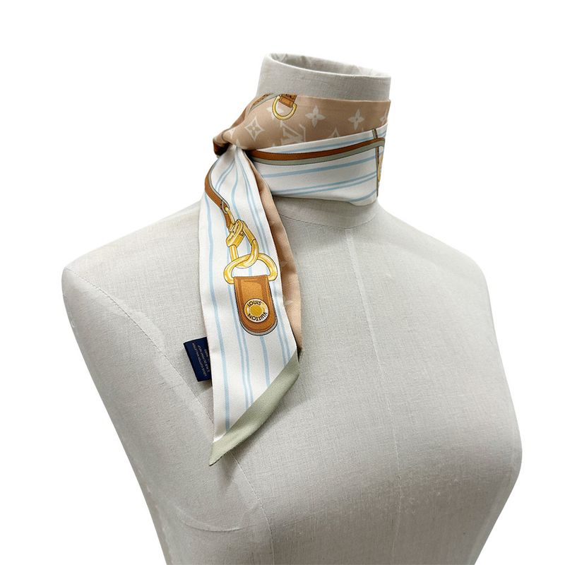 Louis Vuitton Scarf Women's Brand Silk Bandeau BB My Neverfull Multi M96530