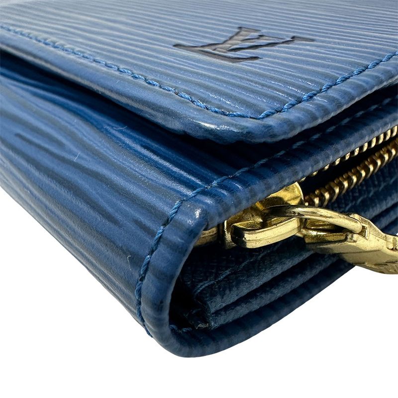 Louis Vuitton Wallets Ladies Men's Branded Bifold Wallet Epi Leather Porte