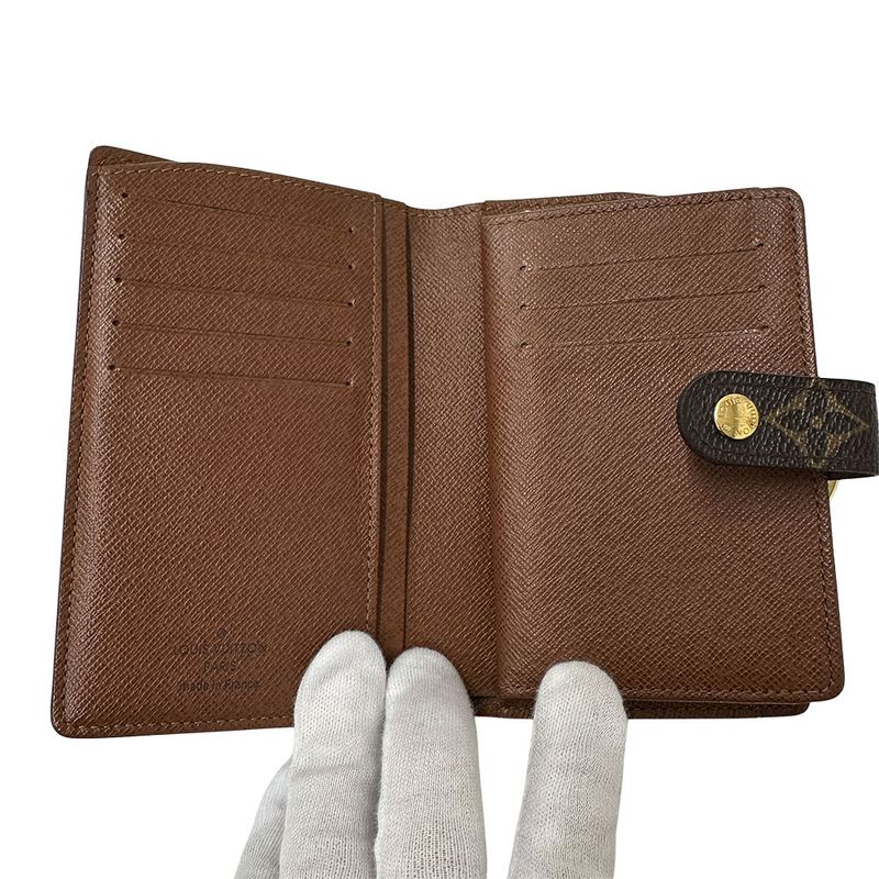 Louis Vuitton Wallets Ladies Men Brand Bifold Wallets Monogram Canvas Portefeuil