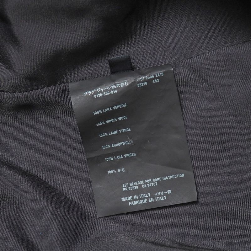 Prada Tailored Jacket Size 44 Made In Italy 20251107 Ra6591