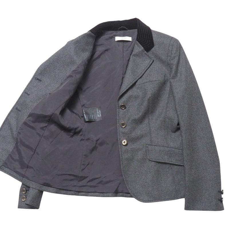 Prada Tailored Jacket Size 44 Made In Italy 20251107 Ra6591