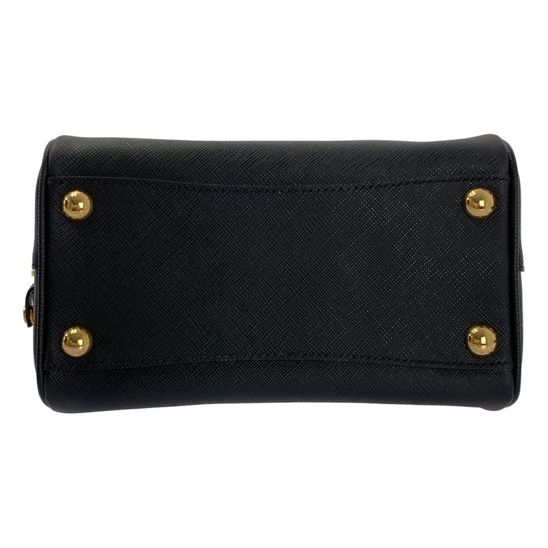 Prada Saffiano Leather 2way Top Handle Shoulder Bag 1bb846 - Black - Women