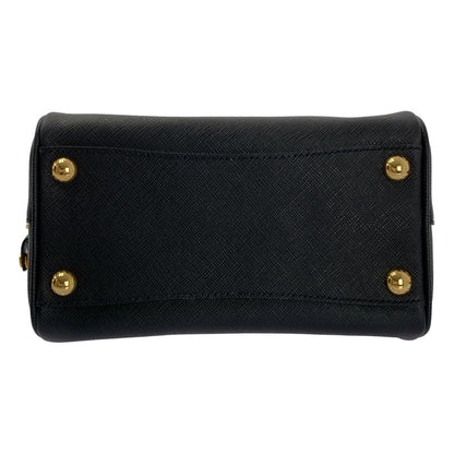 Prada Saffiano Leather 2way Top Handle Shoulder Bag 1bb846 - Black - Women