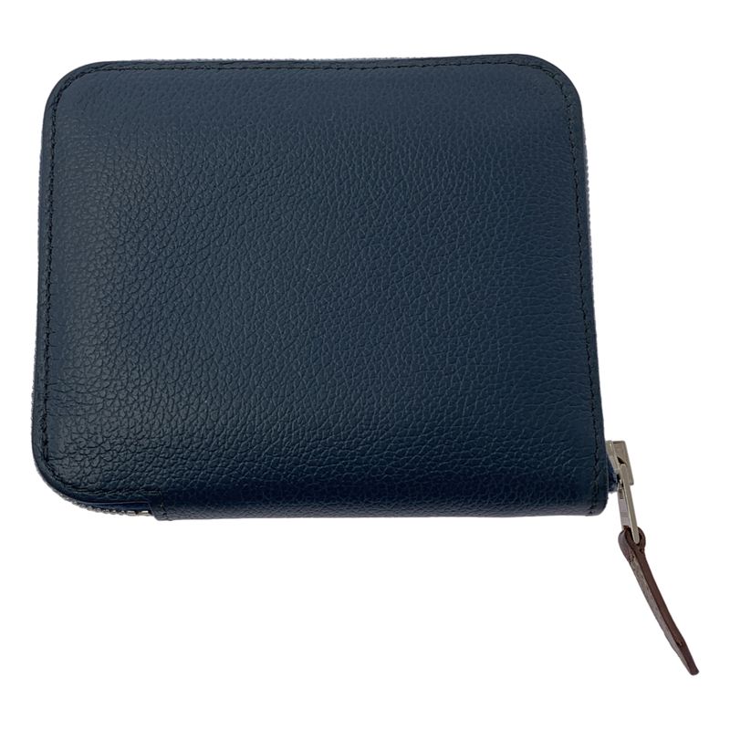 Hermes - Azap Silk Inn Compact Wallet Purse - Navy - Women