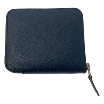 Hermes - Azap Silk Inn Compact Wallet Purse - Navy - Women