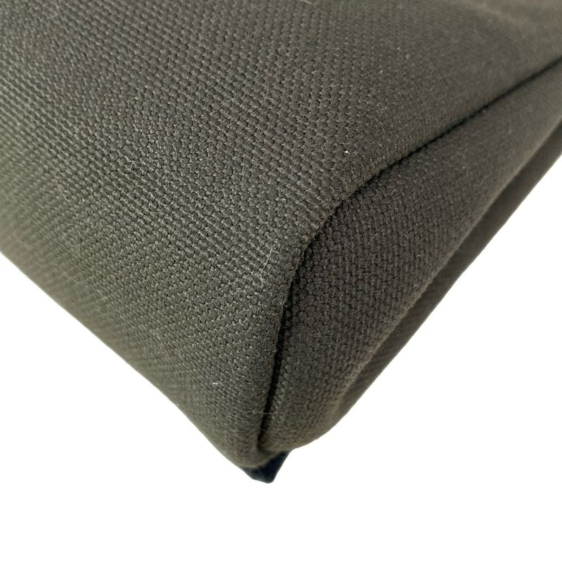 Hermes Shoulder Bag Herbag Zip Mini Dark Bronze And Black Silver Hardware