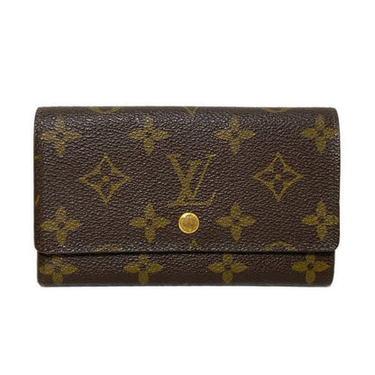 Louis Vuitton Bifold Wallet Monogram Porte Monnaie Zip M61735 Leather