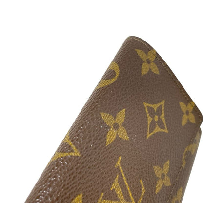 Louis Vuitton Bifold Wallet Monogram Porte Monnaie Zip M61735 Leather