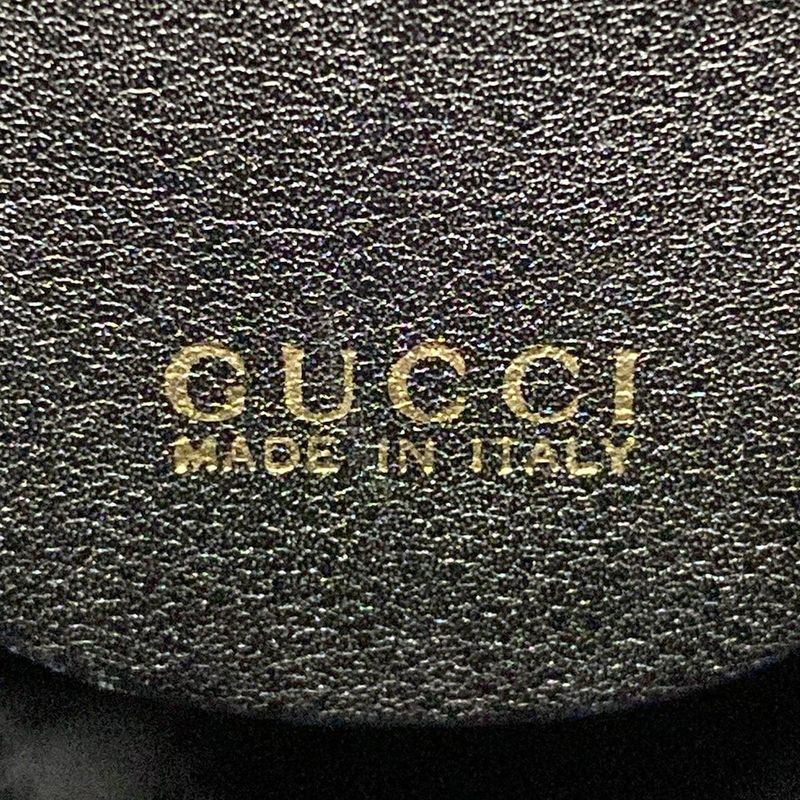 Gucci Backpack Sac Bamboo Black Mini Bag Leather