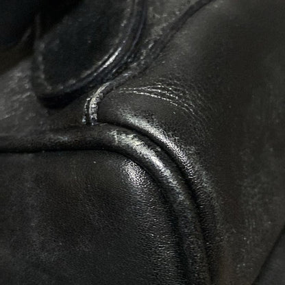 Gucci Backpack Sac Bamboo Black Mini Bag Leather