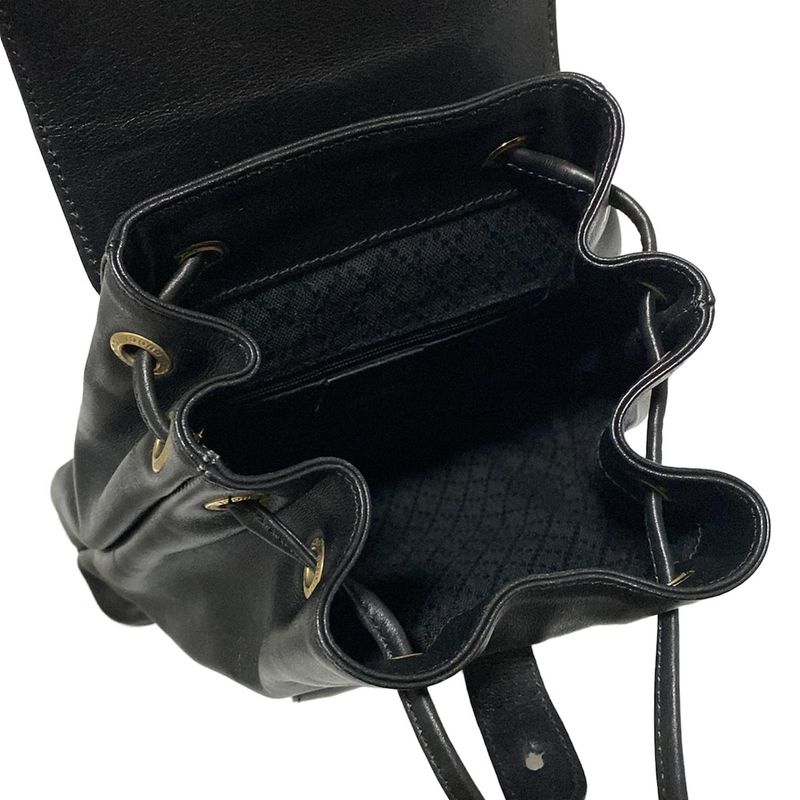 Gucci Backpack Sac Bamboo Black Mini Bag Leather