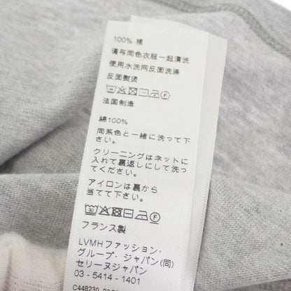 Celine Triomphe Logo 2x04k865w.09sh Long Sleeve T-shirt Cotton Grey Navy