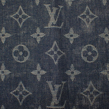 Louis Vuitton Monogram Essential M71618 Shawl Cotton Blue Men's Women's
