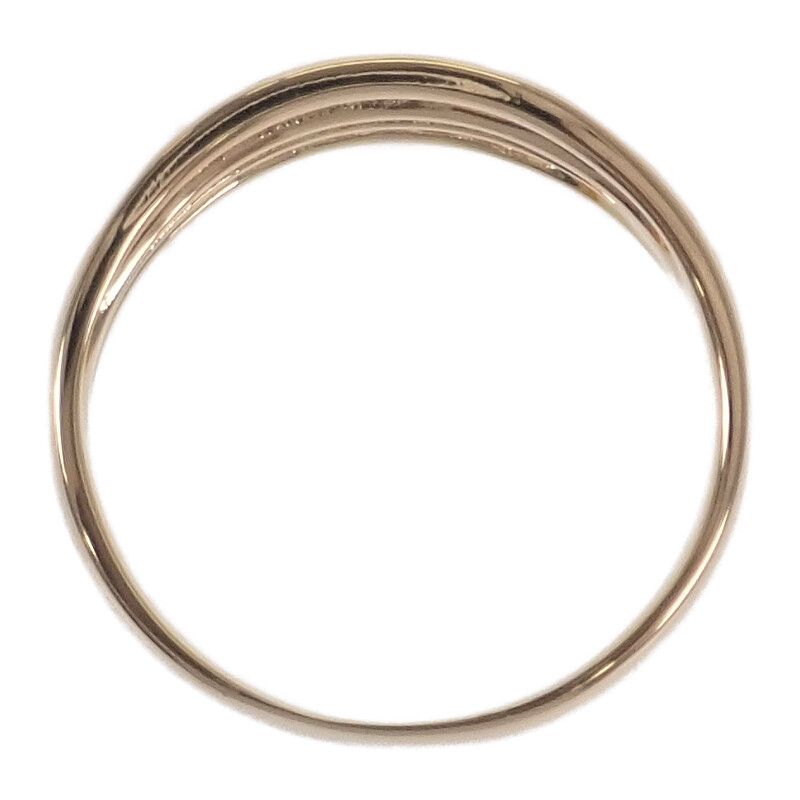 Celine Logo Ring 18K Yellow Gold 18k Yellow Gold #16 Ladies Stylish Volume Ring