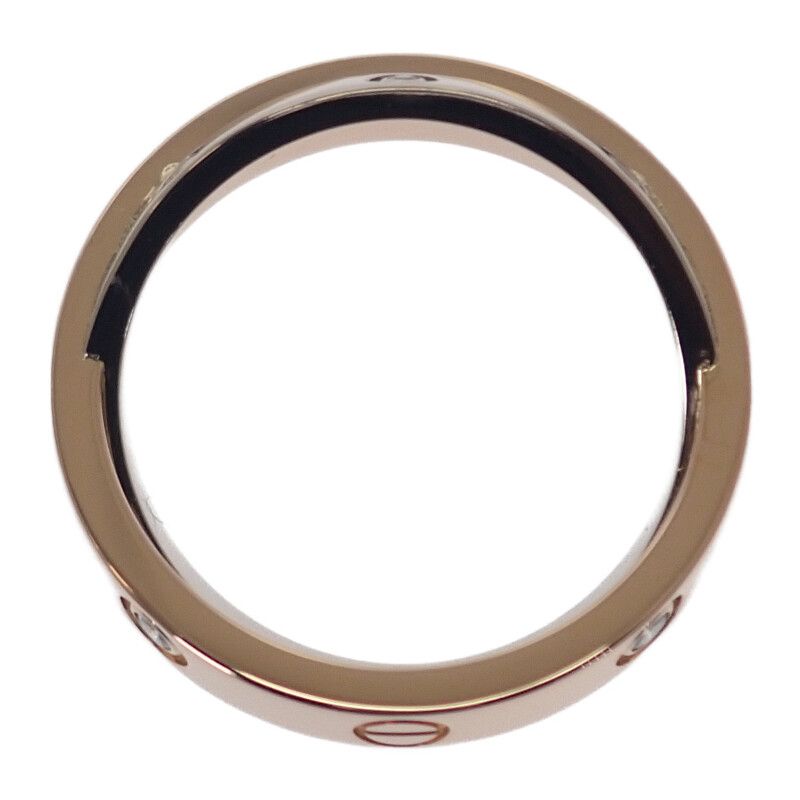 Cartier Be Love No 7 B4094347 Ring 18K Pink Gold Pink Gold 18K White Gold White