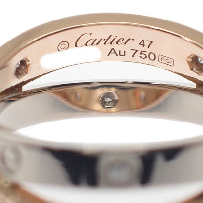Cartier Be Love No 7 B4094347 Ring 18K Pink Gold Pink Gold 18K White Gold White