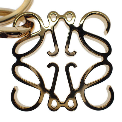 Loewe Anagram Key Ring 111.25.203 Key Holder Metal Gold Ladies Gift [grade A
