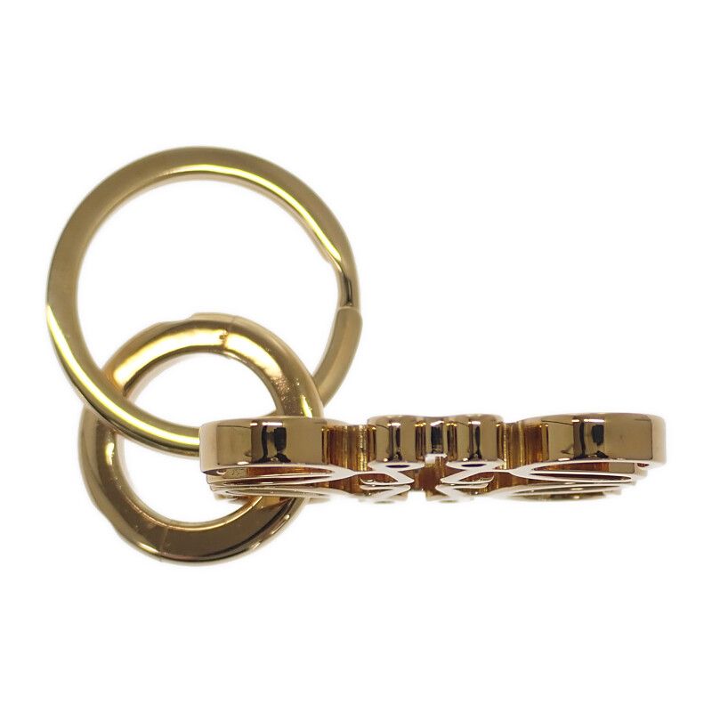 Loewe Anagram Key Ring 111.25.203 Key Holder Metal Gold Ladies Gift [grade A