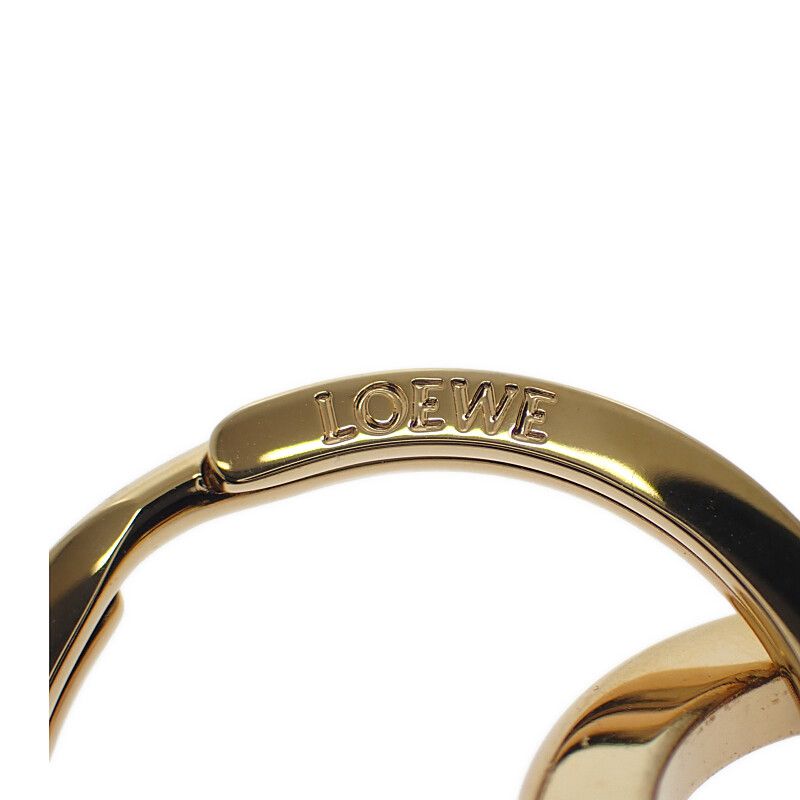 Loewe Anagram Key Ring 111.25.203 Key Holder Metal Gold Ladies Gift [grade A