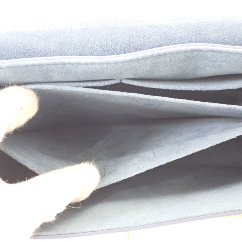 Louis Vuitton My Lock Me M51415 2WAY Bag Taurillon Clemence Blue Ivory Silver