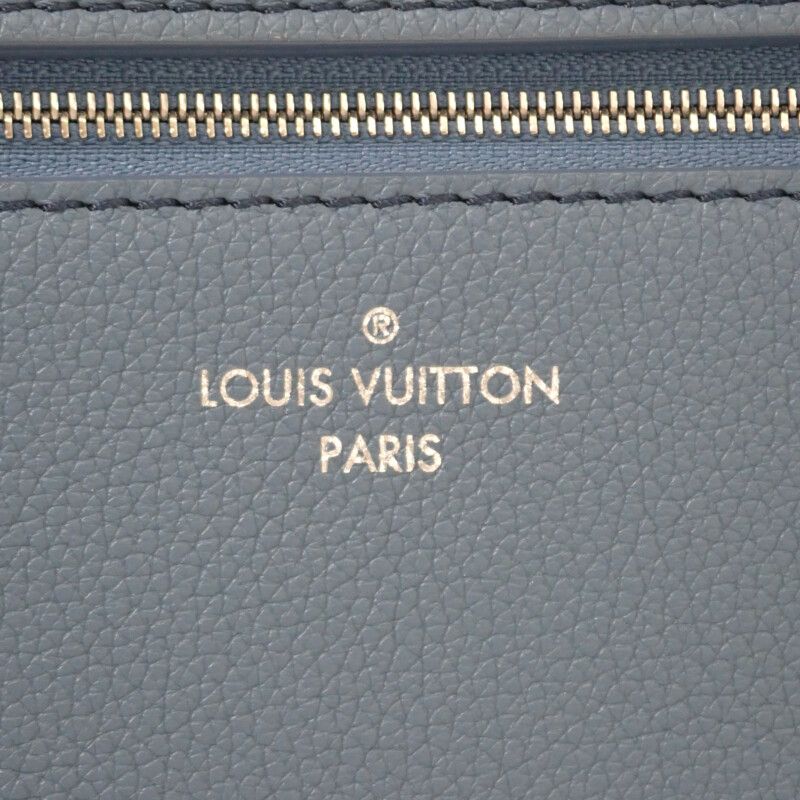 Louis Vuitton My Lock Me M51415 2WAY Bag Taurillon Clemence Blue Ivory Silver