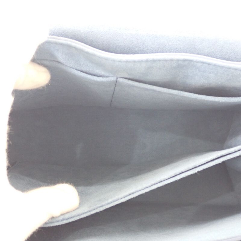 Louis Vuitton My Lock Me M51415 2WAY Bag Taurillon Clemence Blue Ivory Silver