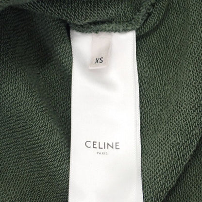 Celine Loose Hoodie XS 2y321670q.02kf Hoodie Cotton Khaki Men Ladies Fashionable