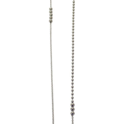 Tiffany & Co Tiffany & Co Mixed Beads Long Fine Necklace Silver 925 Ladies Gift