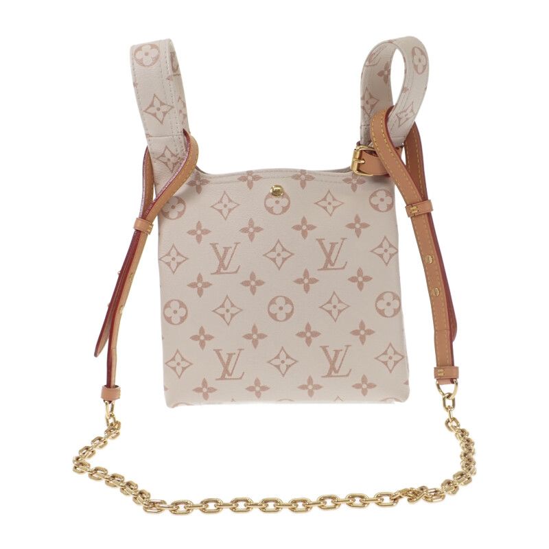 Louis Vuitton Atlantis BB M24408 2way Bag Shoulder Hand Monogram Canvas Ivory