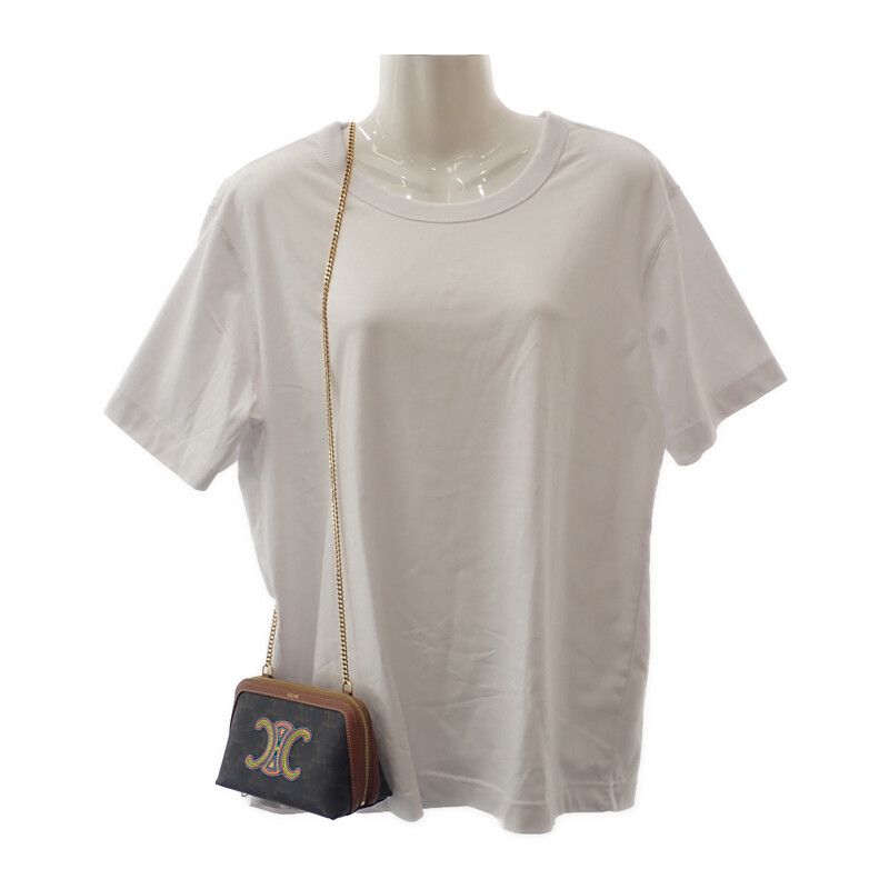 Celine Chain Clutch Cuil Triomphe Small 10e382egk.14ml Shoulder Bag PVC Brown