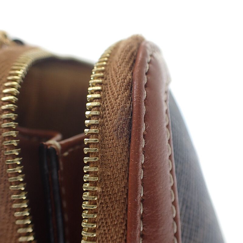 Celine Chain Clutch Cuil Triomphe Small 10e382egk.14ml Shoulder Bag PVC Brown