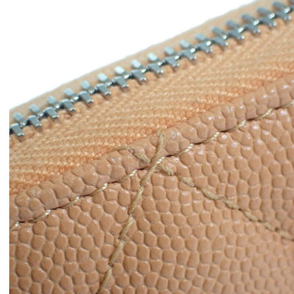 Chanel Zip Coin Purse Ap3716_b14928_ns838 Bifold Wallet Caviar Skin Calf Orange