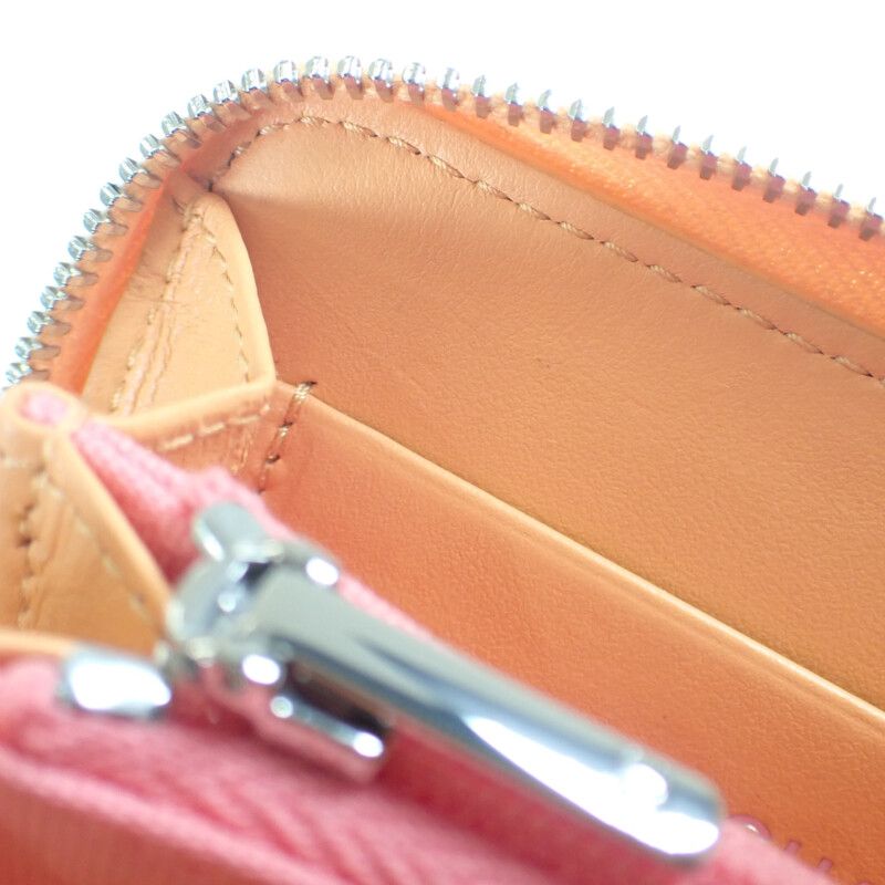 Chanel Zip Coin Purse Ap3716_b14928_ns838 Bifold Wallet Caviar Skin Calf Orange